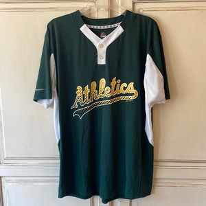 NWT Oakland A’s adult large majestic cool base jersey shirt